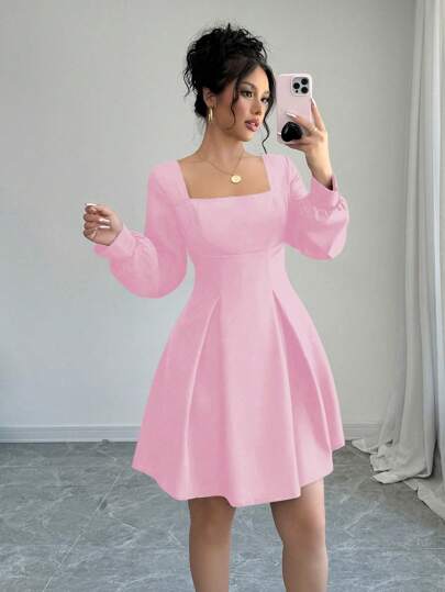 pink dress