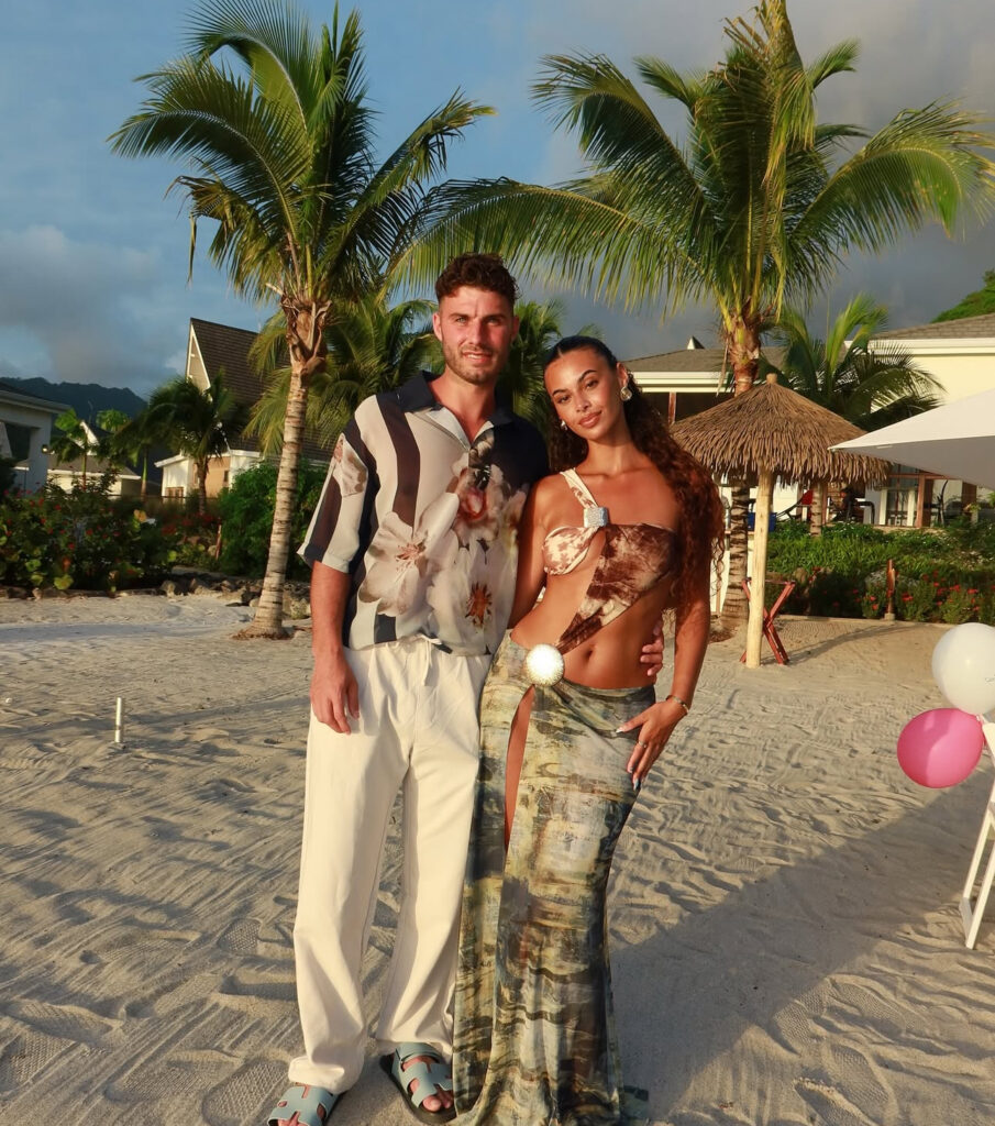 Sophie Piper and Josh Richie have been enjoying their summer together.