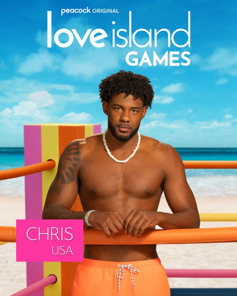 Love Island's Chris Seeley.