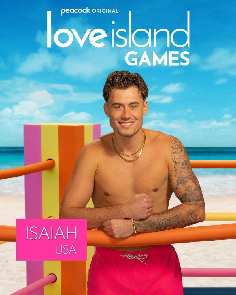 Love Island's Isaiah Campbell.