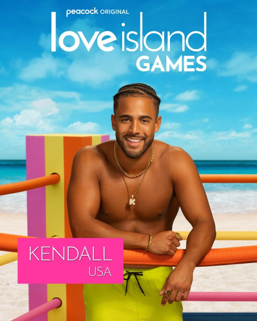 Love Island's Kendall Washington.