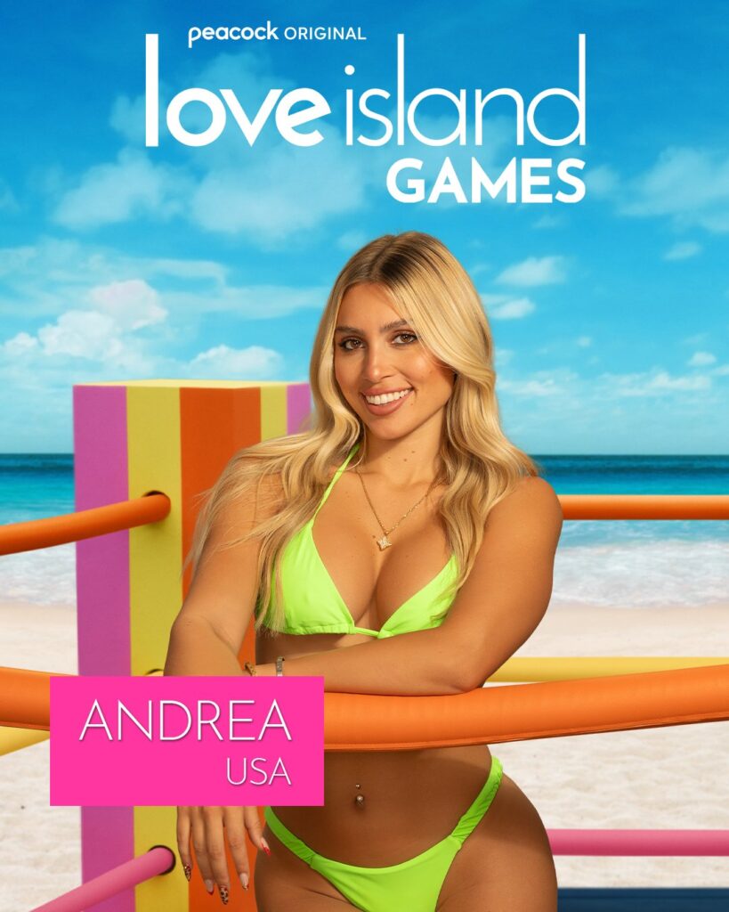 Love Island star Andrea.