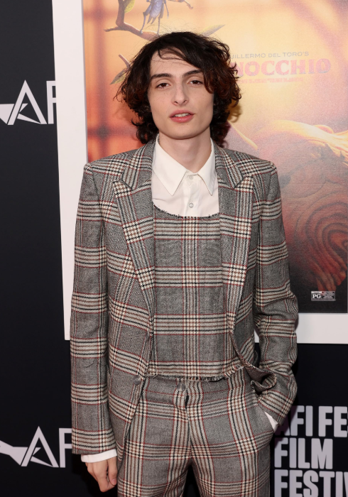 Finn Wolfhard on the red carpet