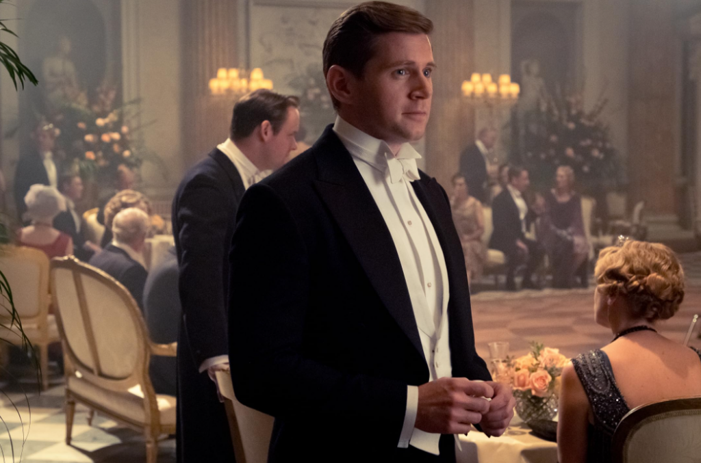 Allen Leech and Adam Darlington in Downton Abbey (2019)